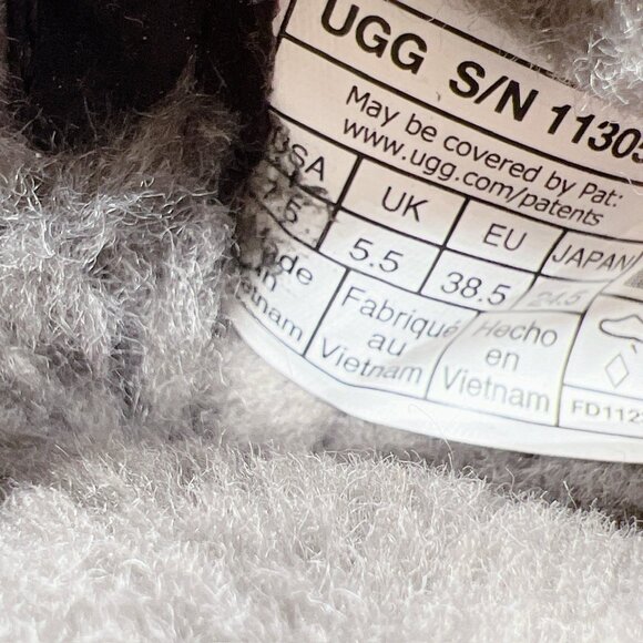 UGG Ashton Addie Platform Ankle Boots Women’s Black Waterproof Leather US 7.5 - Picture 13 of 14